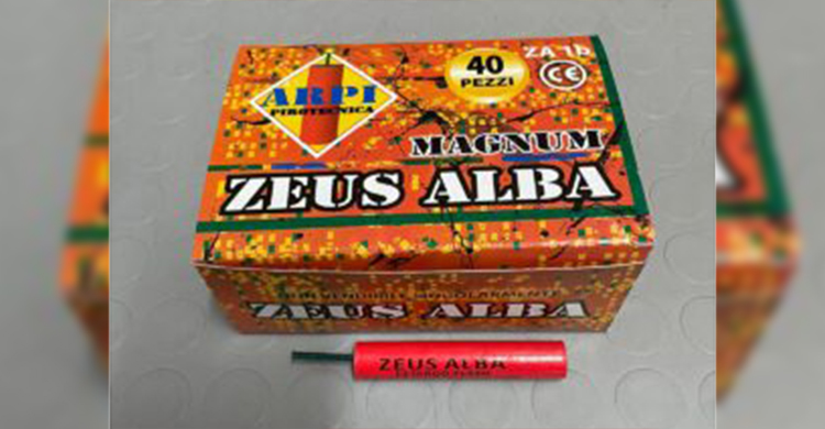 Petardo Super ZEUS Alba - 15pz