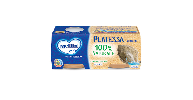 Mellin Primi Dentini Merenda Frutta Mista 2 x 100 grammi